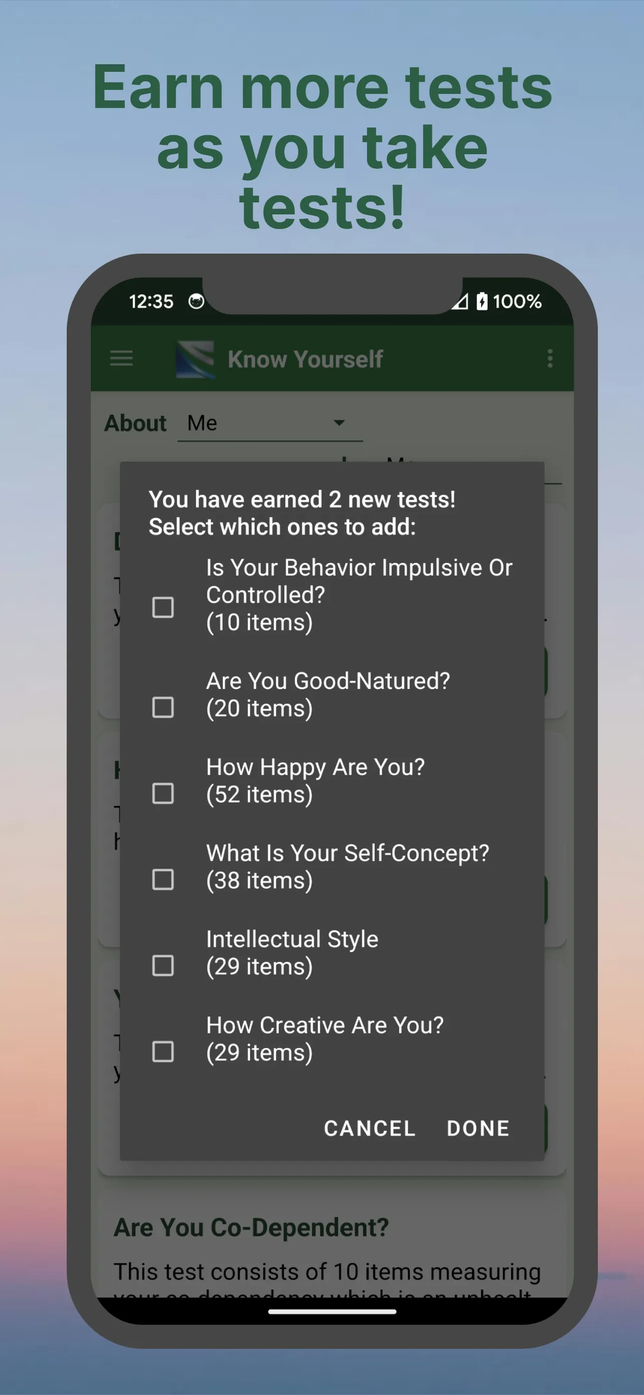 Know Yourself Personality Test | Indus Appstore | Screenshot