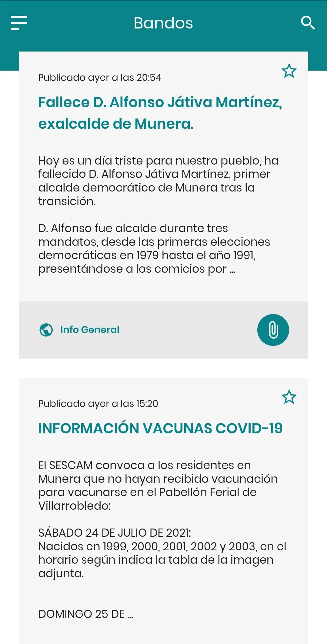 Munera Informa | Indus Appstore | Screenshot