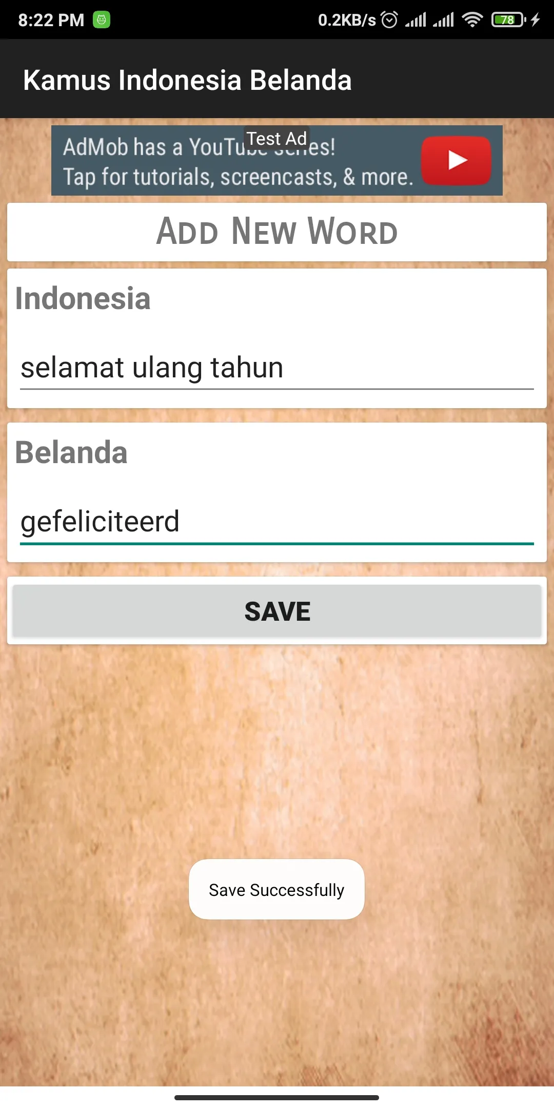 Indonesian Dutch Dictionary | Indus Appstore | Screenshot