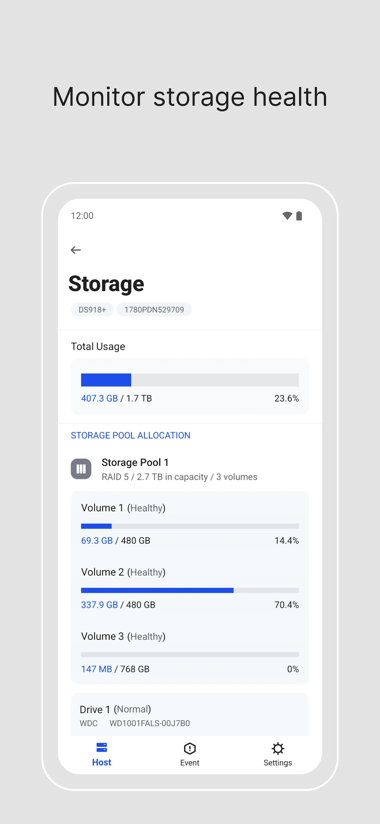 Synology Active Insight | Indus Appstore | Screenshot