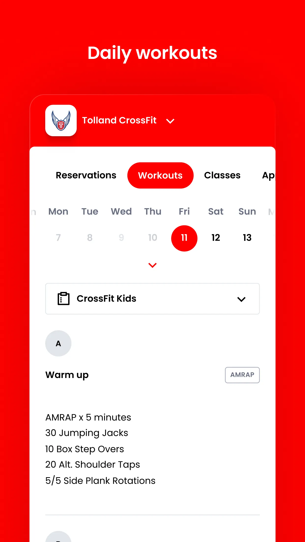 Tolland CrossFit | Indus Appstore | Screenshot