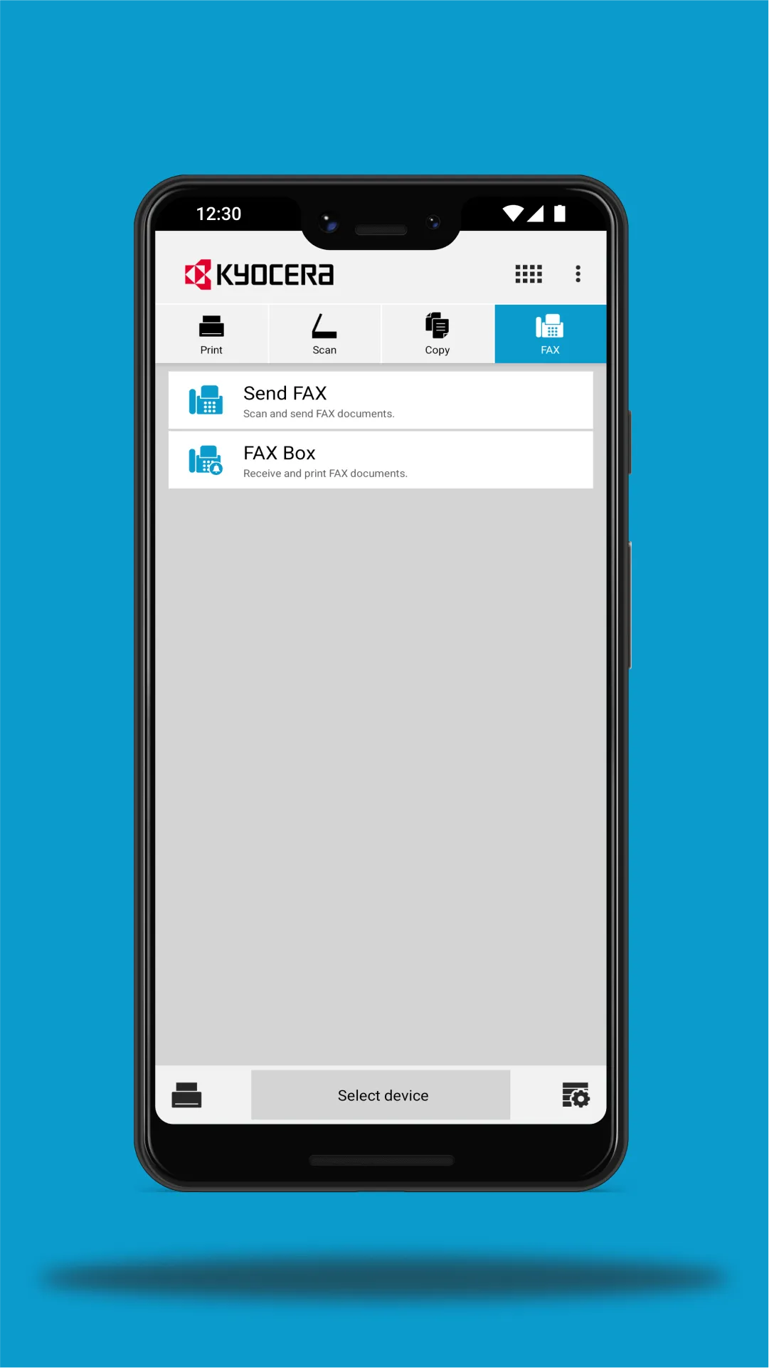 KYOCERA Mobile Print | Indus Appstore | Screenshot