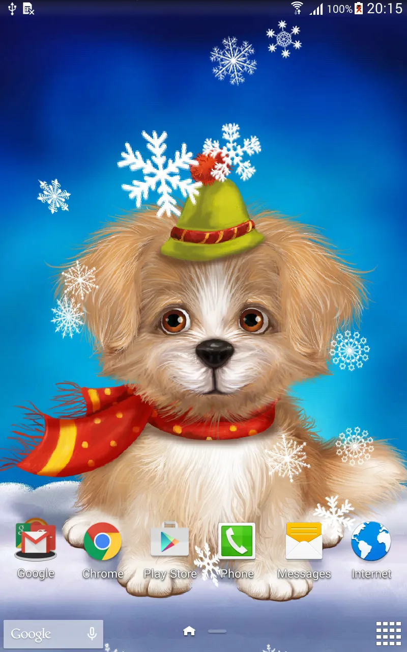 Cute Puppy Live Wallpaper | Indus Appstore | Screenshot