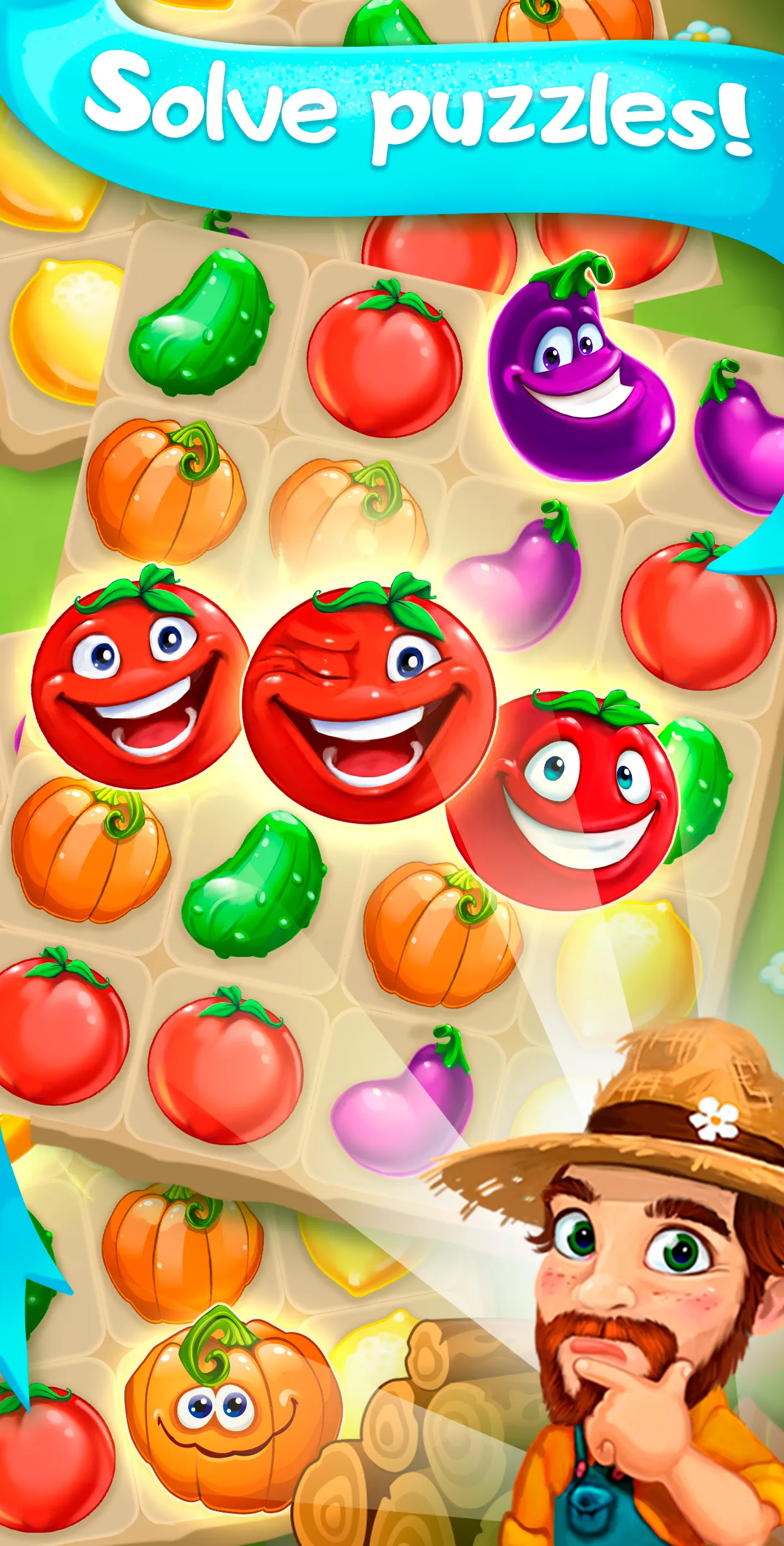 Funny Farm match 3 Puzzle game | Indus Appstore | Screenshot