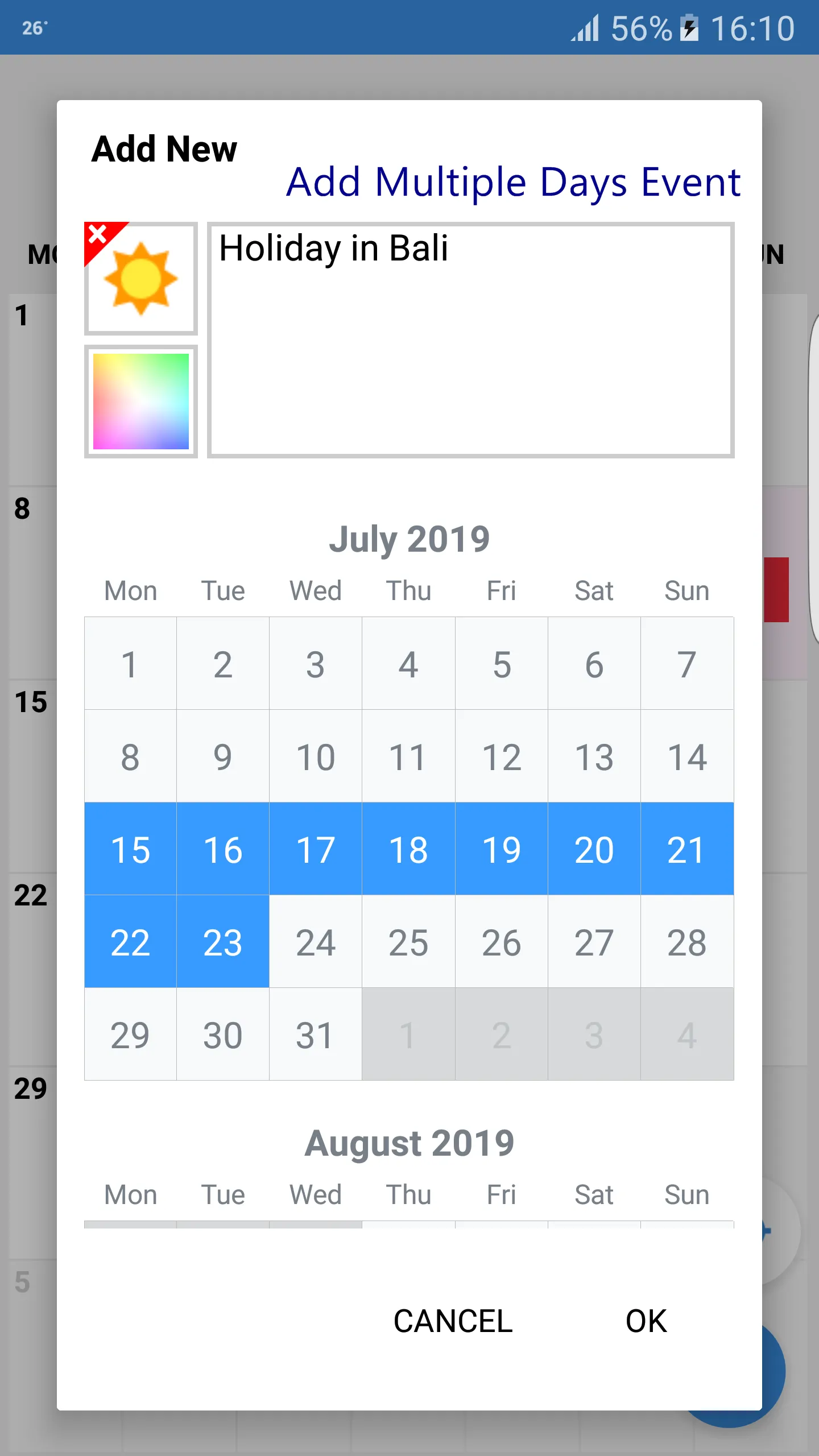 South Korea Calendar 2024 | Indus Appstore | Screenshot