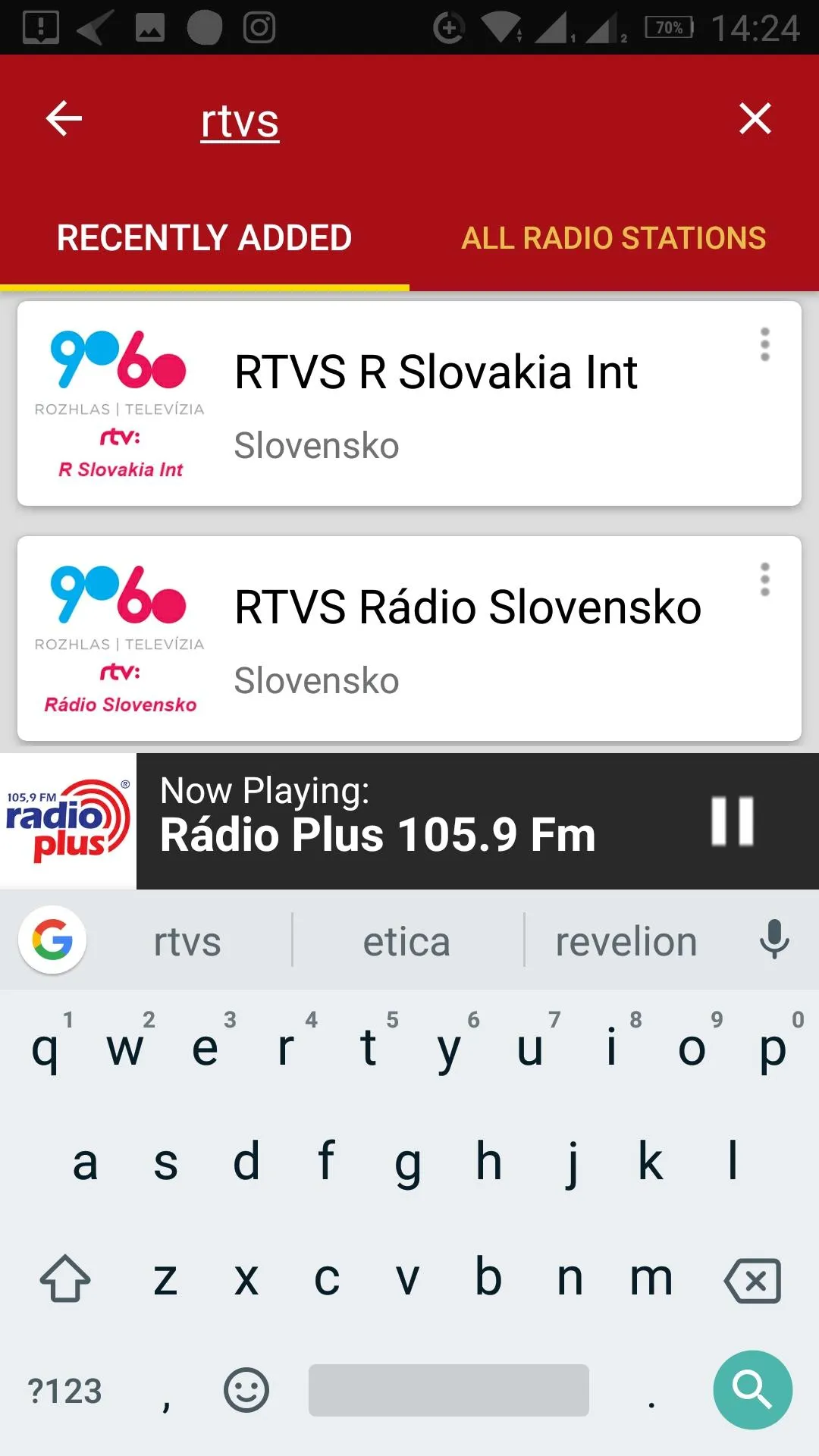 Slovakian Radio Stations | Indus Appstore | Screenshot