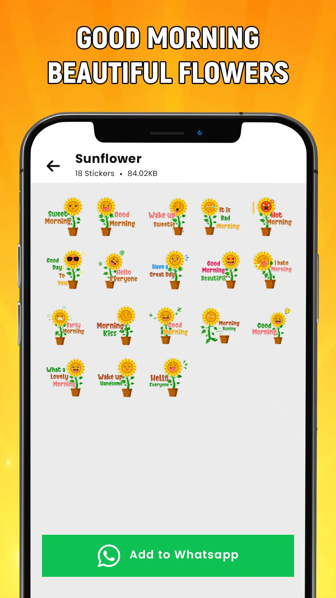 Good Morning Stickers | Indus Appstore | Screenshot