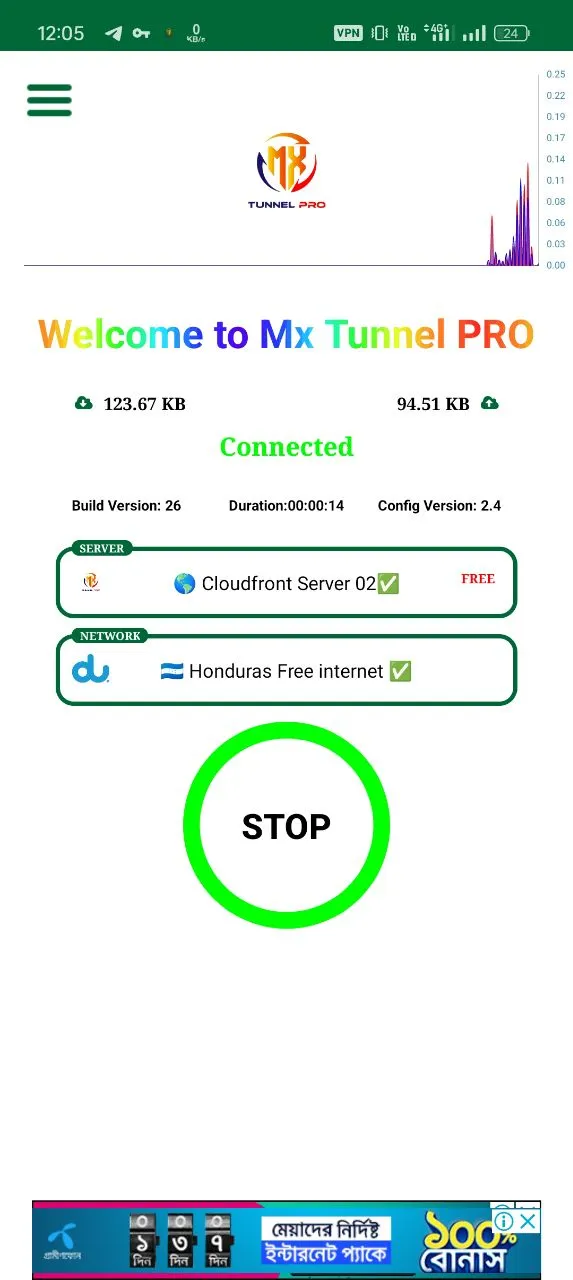 MX Tunnel Pro | Indus Appstore | Screenshot