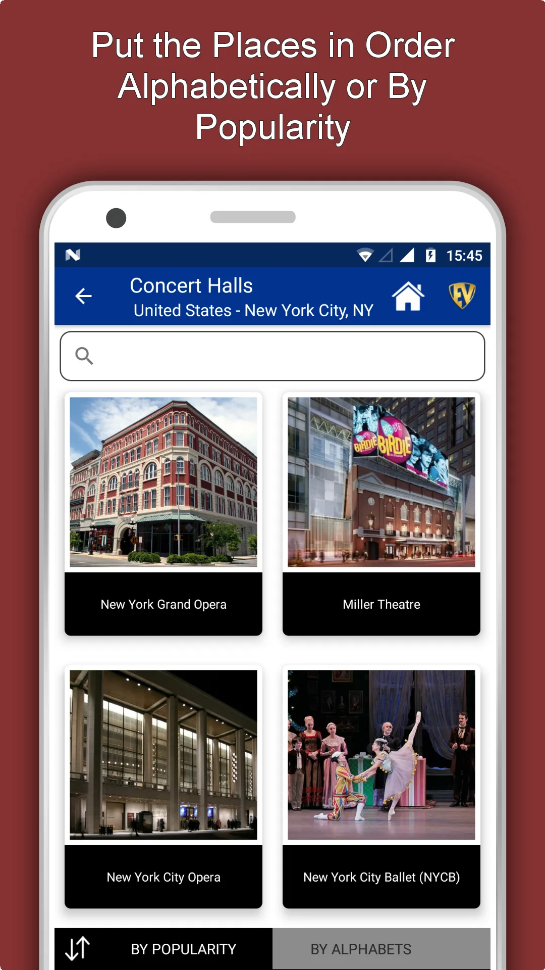 World Famous Concert Halls Tra | Indus Appstore | Screenshot