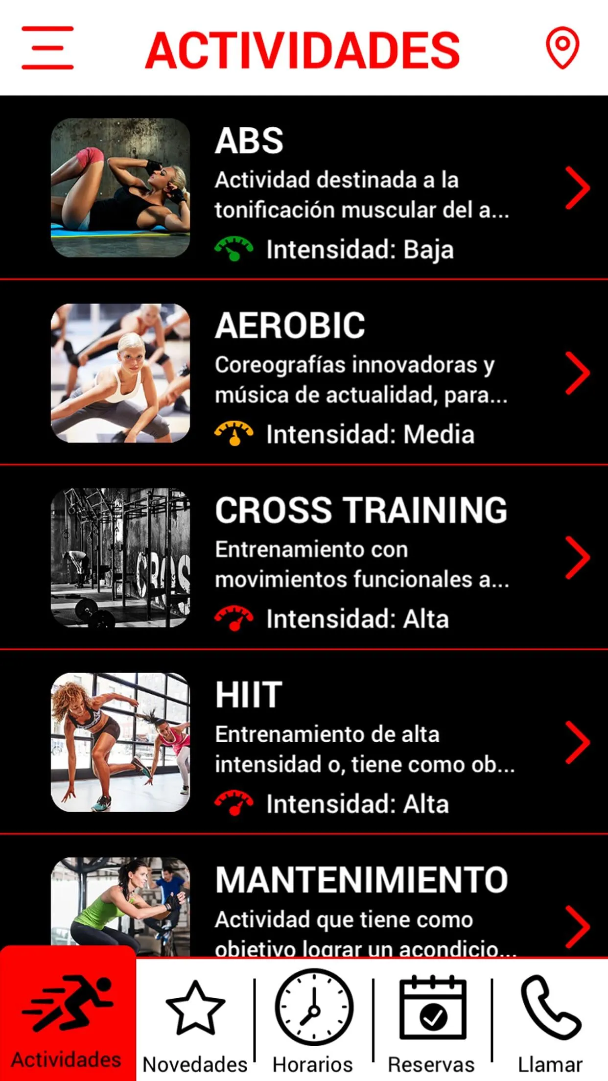 Fitland Fuerteventura | Indus Appstore | Screenshot