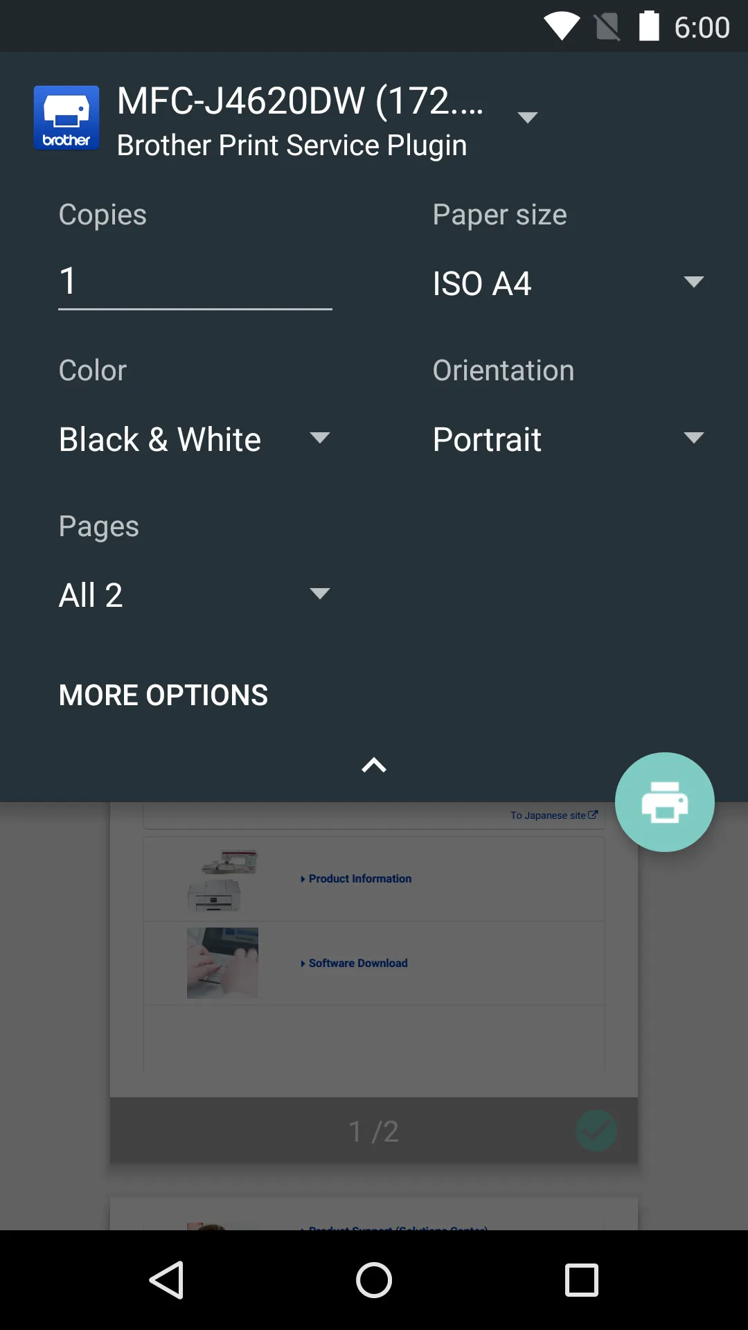 Brother Print Service Plugin | Indus Appstore | Screenshot