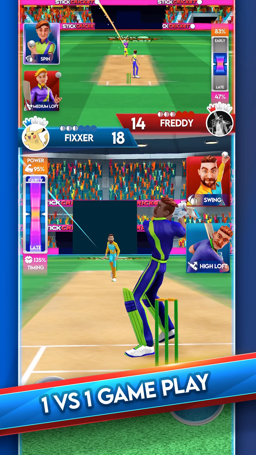 Stick Cricket Clash | Indus Appstore | Screenshot