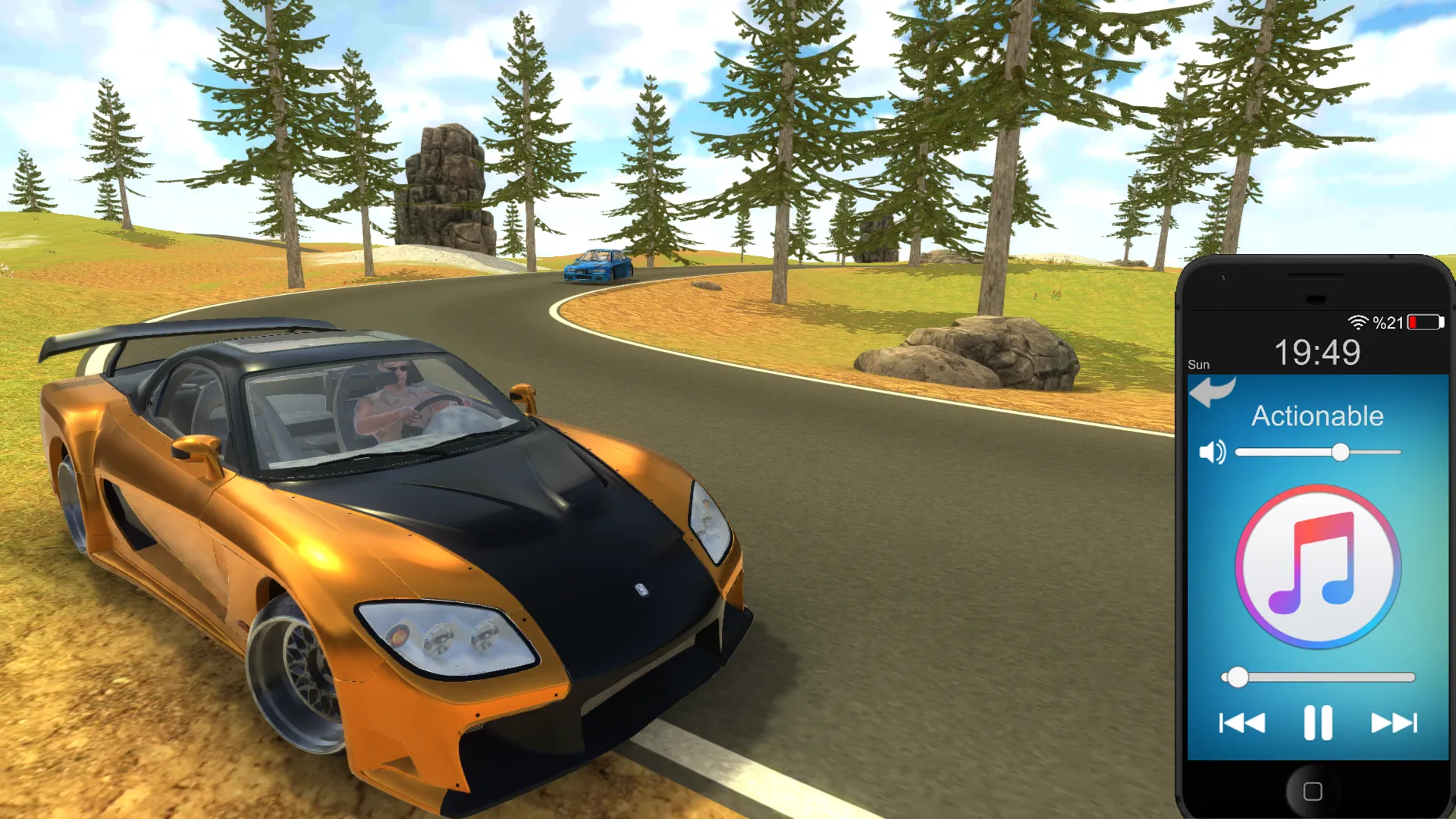 RX-7 Veilside Drift Simulator | Indus Appstore | Screenshot