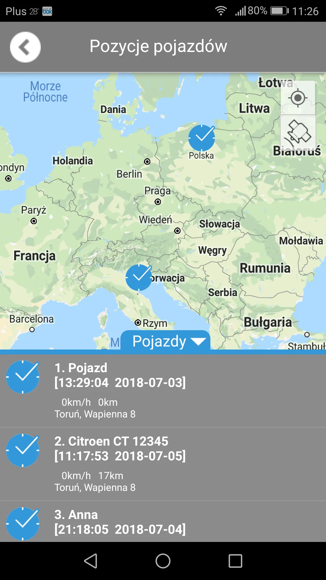 GPS-box  lokalizacja pojazdów | Indus Appstore | Screenshot