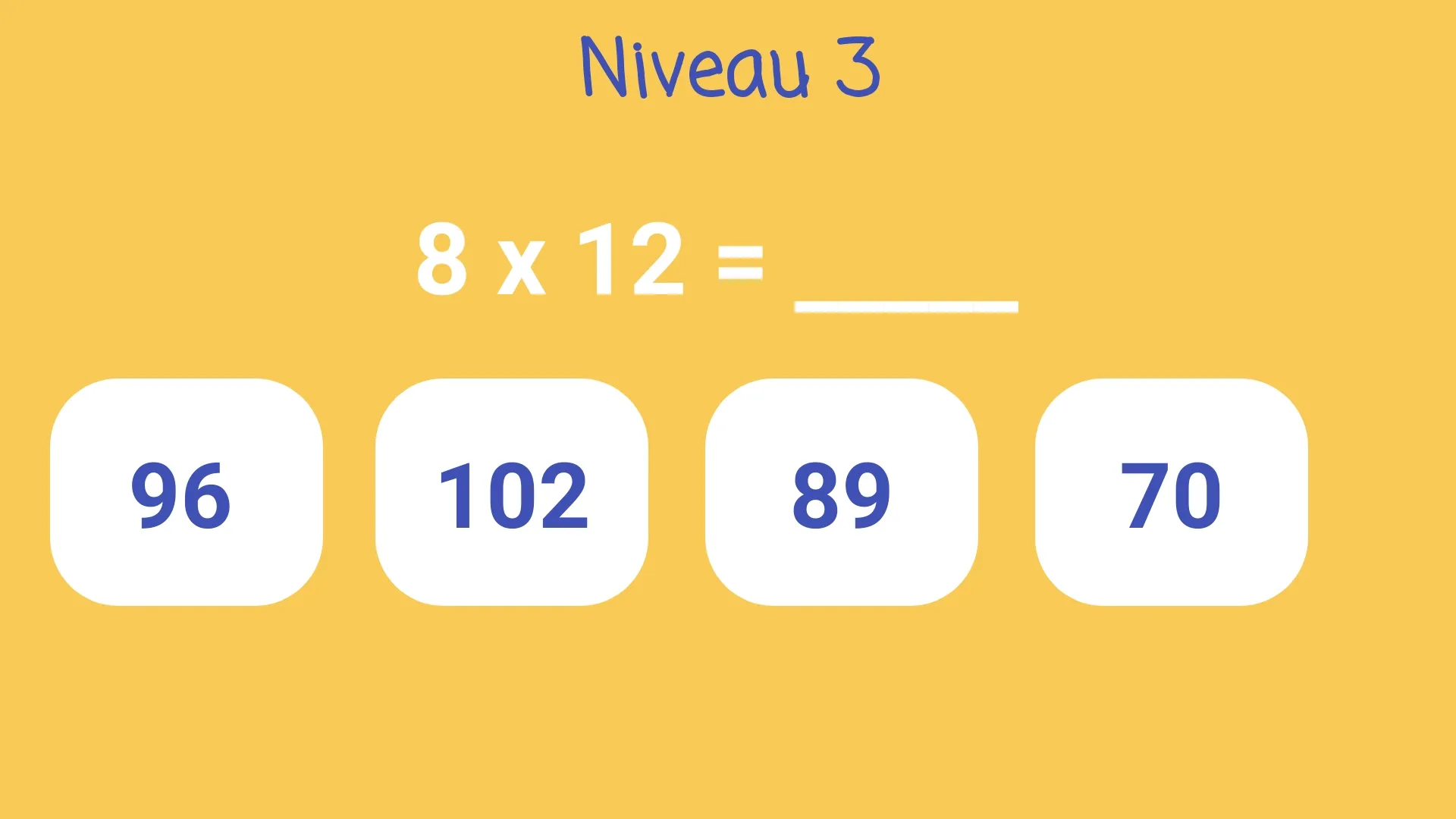 Table de multiplication: Défi | Indus Appstore | Screenshot