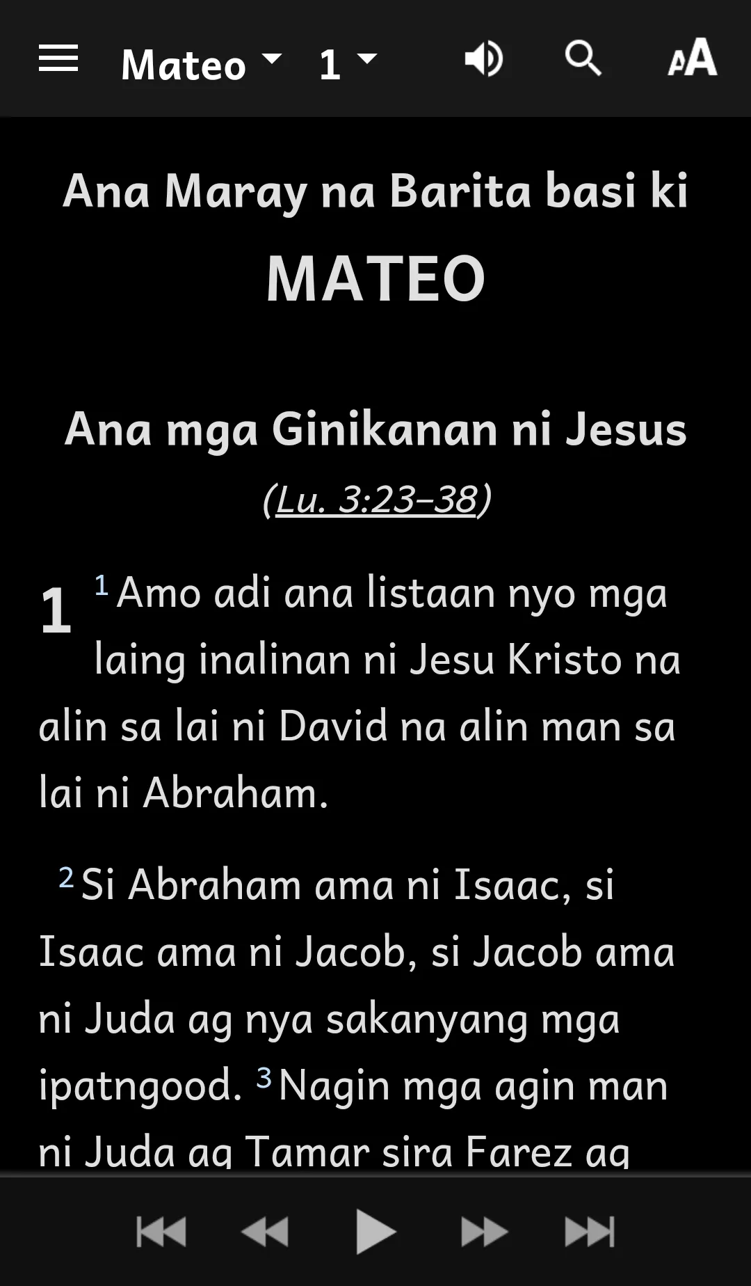 Bikol Buhi'non Bible | Indus Appstore | Screenshot