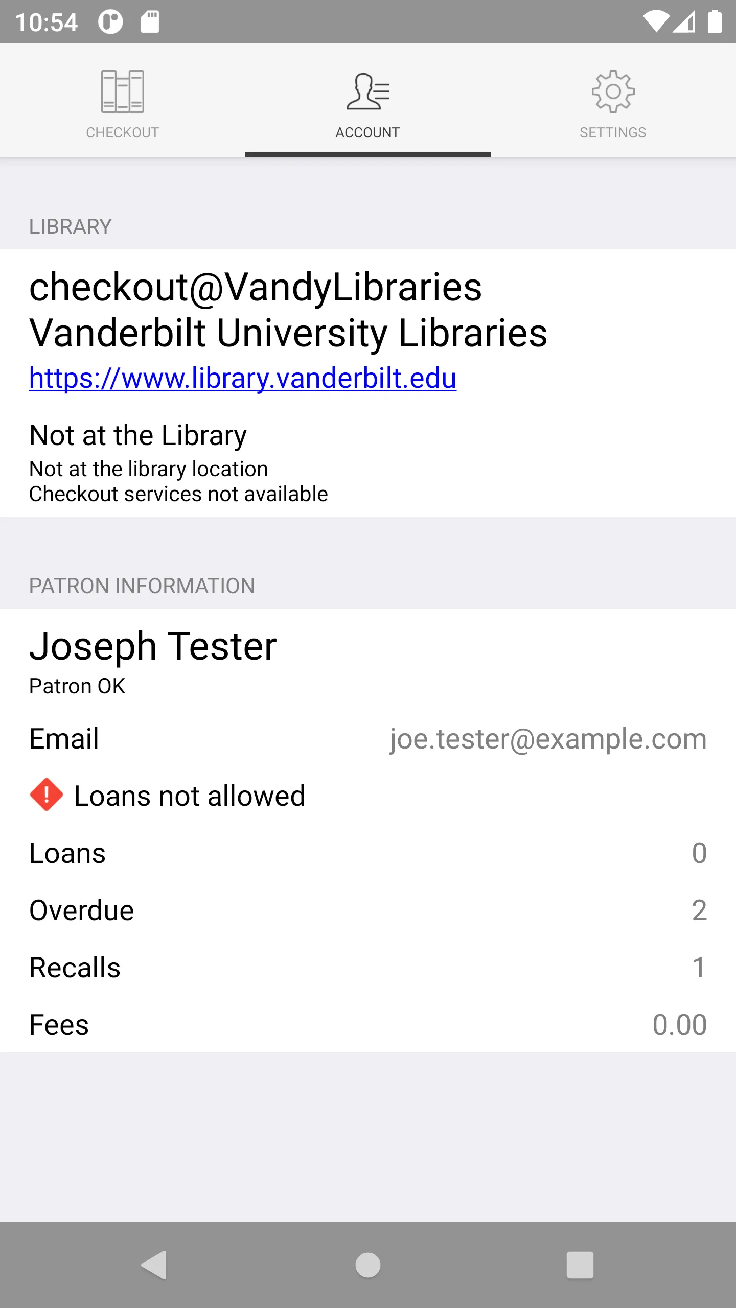 checkout@VandyLibraries | Indus Appstore | Screenshot