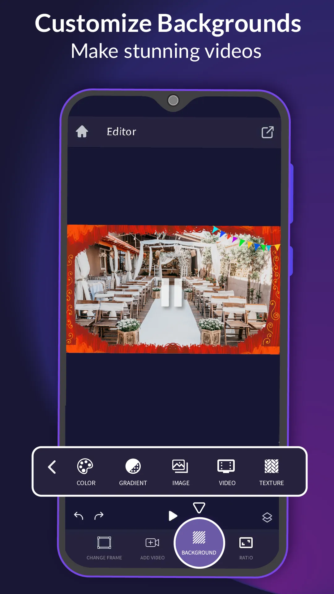 Video Frame Maker Video Editor | Indus Appstore | Screenshot