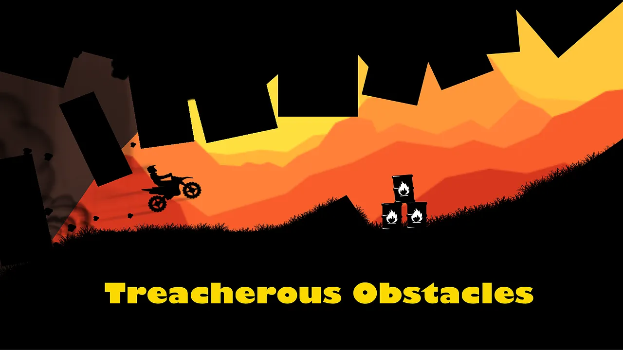 Sunset Bike Racer - Motocross | Indus Appstore | Screenshot