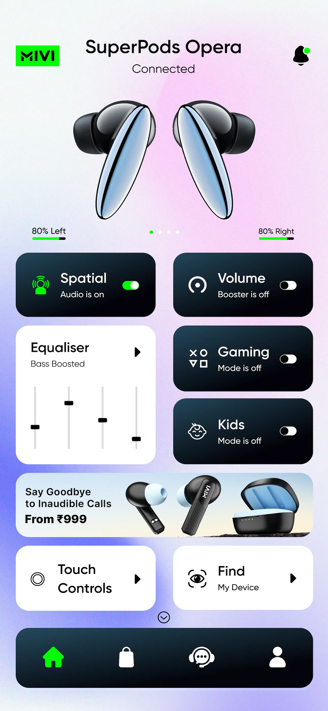 Mivi Audio | Indus Appstore | Screenshot