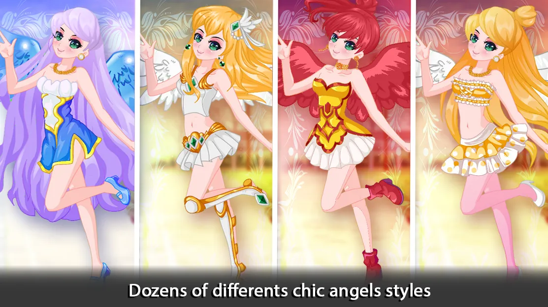 Dress Up Angel Anime Girl Game | Indus Appstore | Screenshot