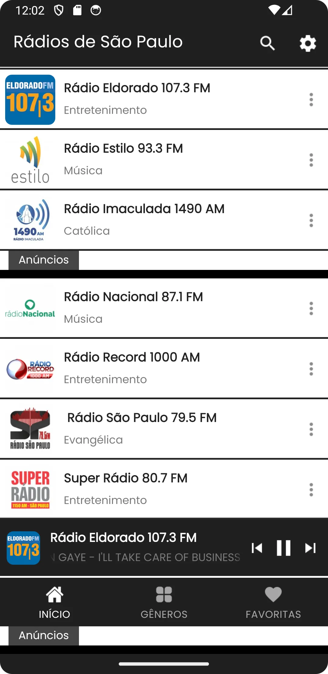 Rádios da cidade de São Paulo | Indus Appstore | Screenshot