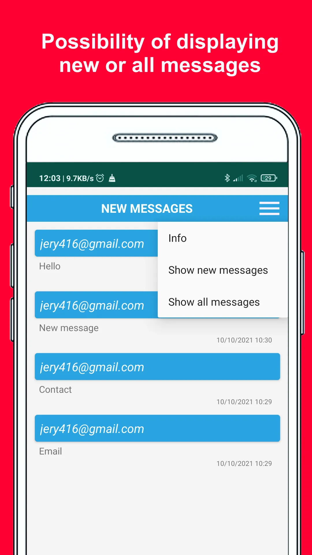 Mail Spam Cleaner | Indus Appstore | Screenshot