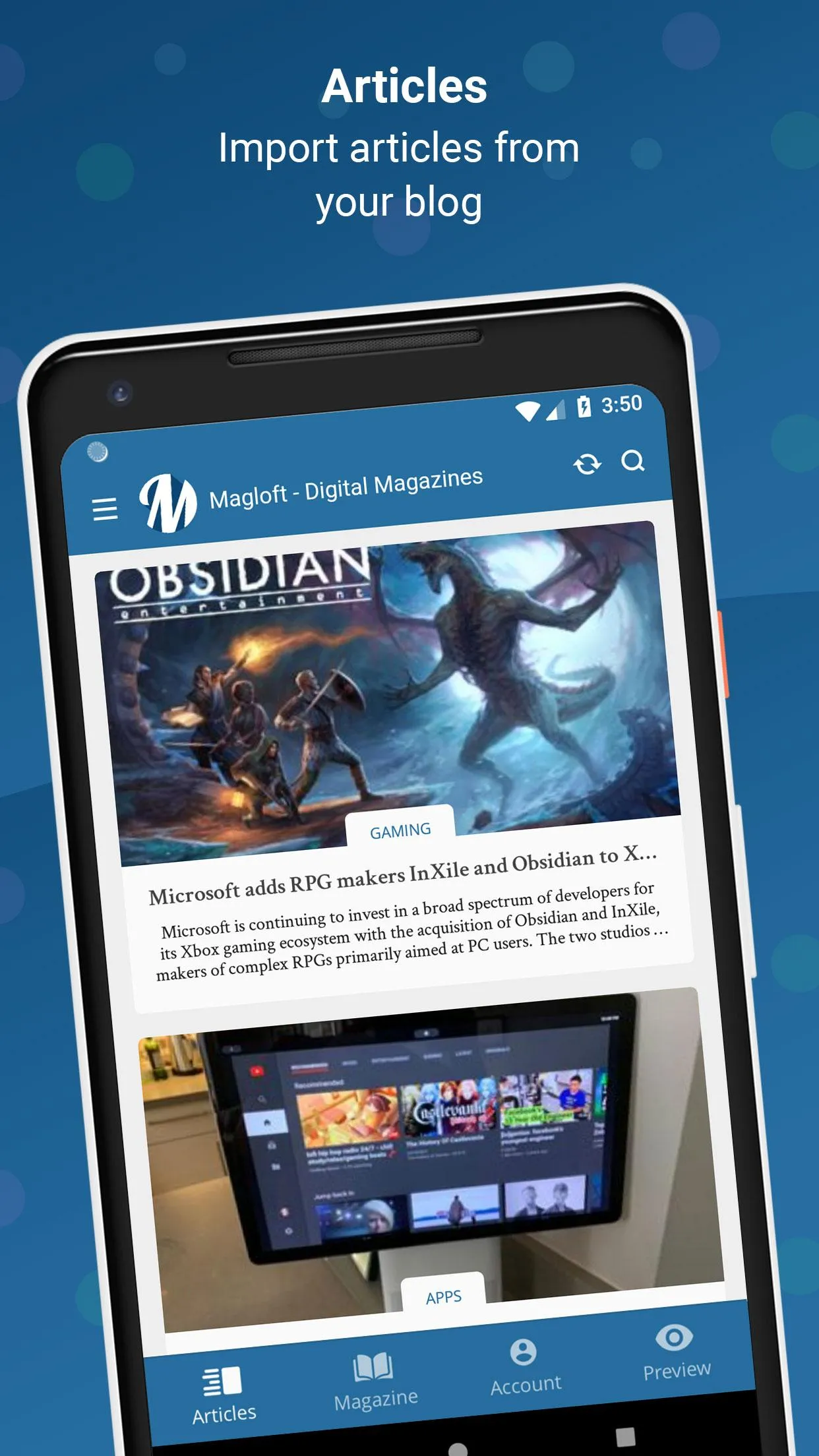 MagLoft Digital Magazine Guide | Indus Appstore | Screenshot