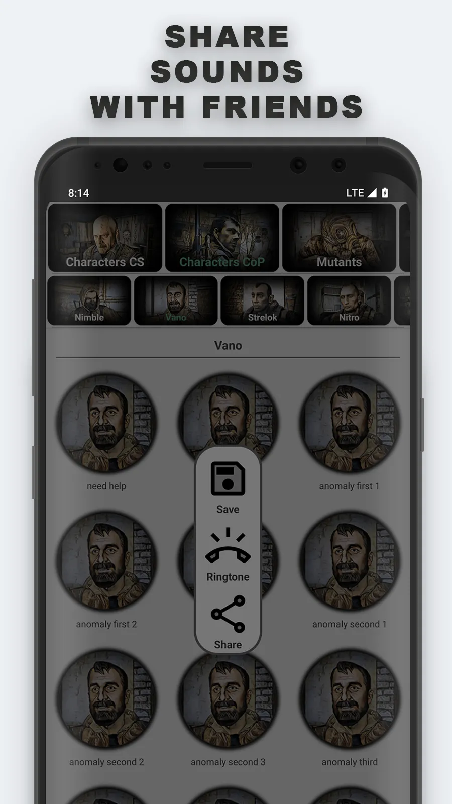 Stalker Soundboard | Indus Appstore | Screenshot