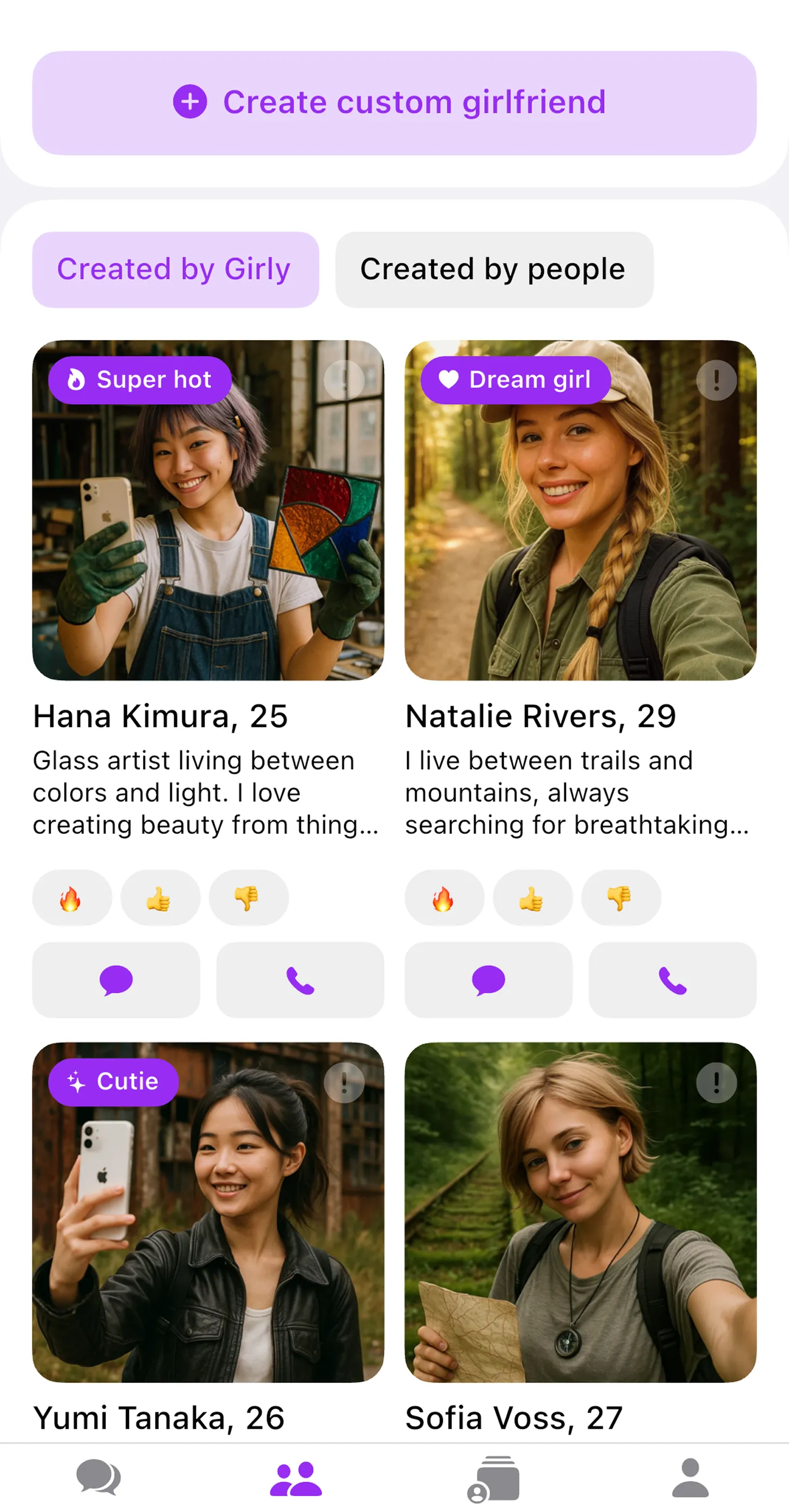 Girly - AI Girlfriend Chat | Indus Appstore | Screenshot