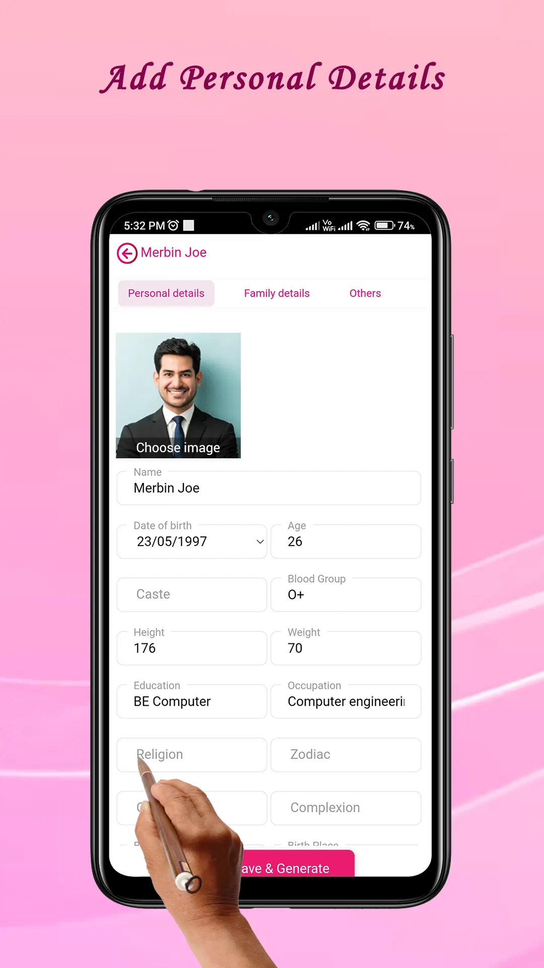 Marriage biodata profile maker | Indus Appstore | Screenshot