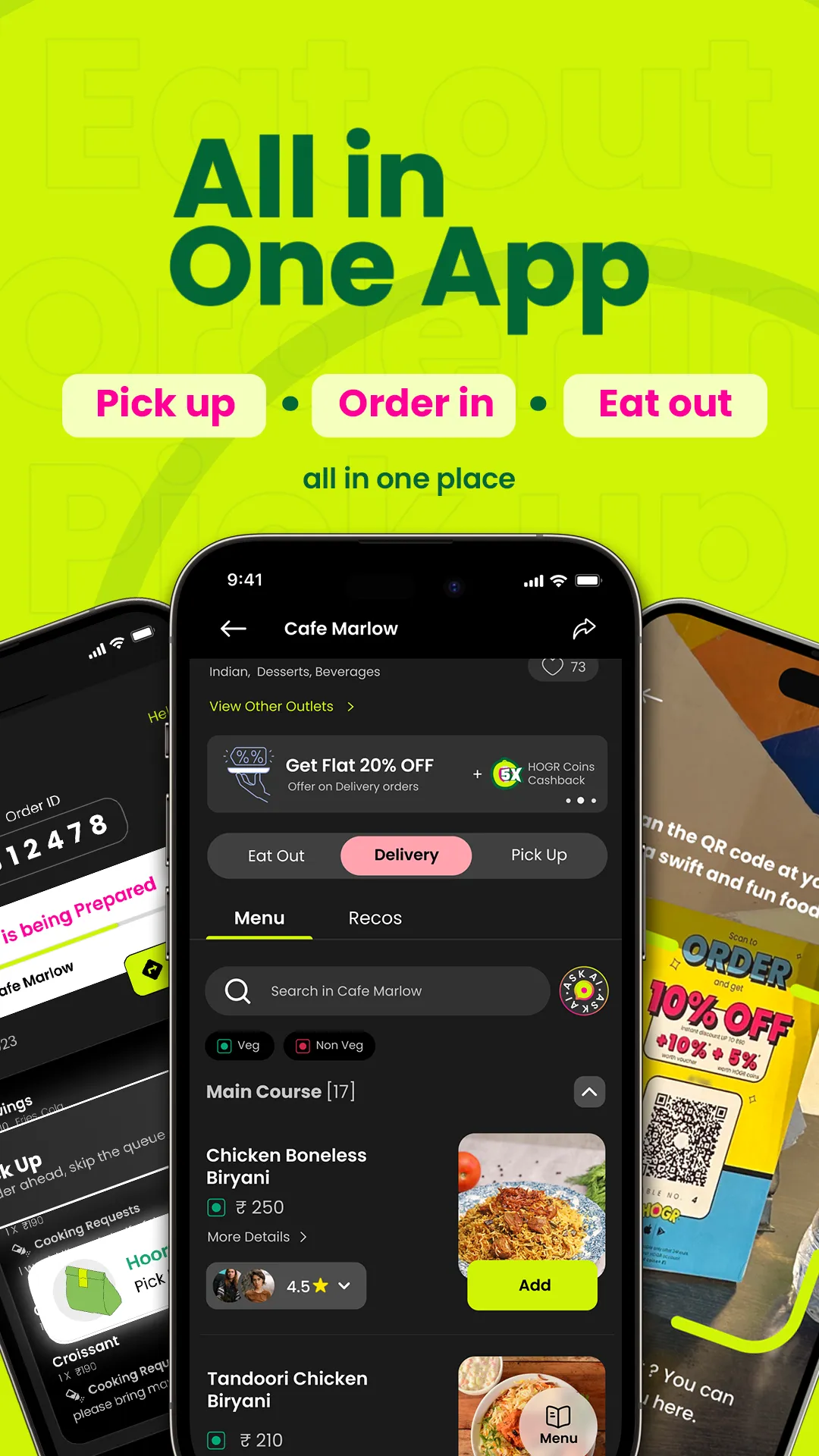 HOGR: Order Food Online | Indus Appstore | Screenshot