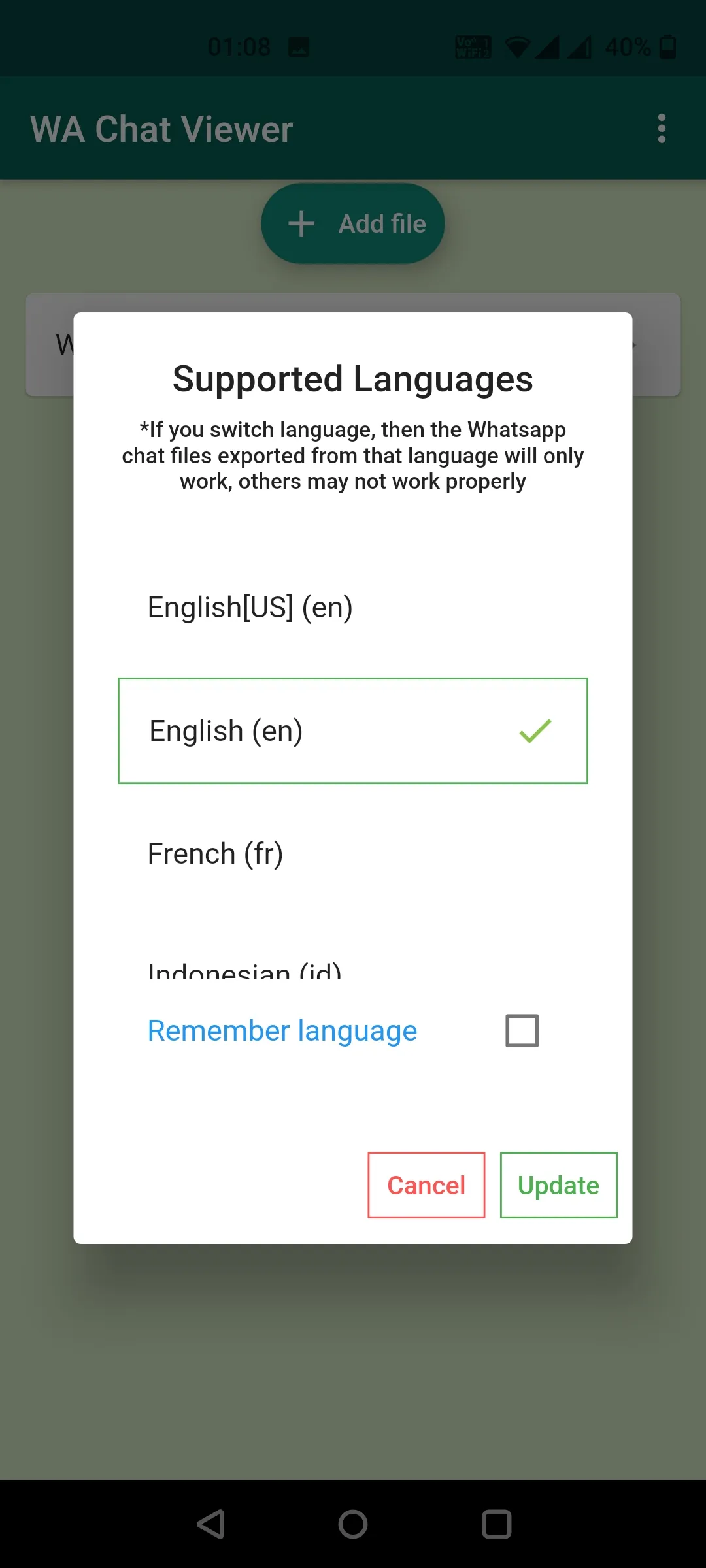 WA Chat Viewer | Indus Appstore | Screenshot