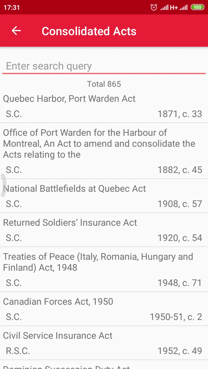 All Canadian Laws | Indus Appstore | Screenshot