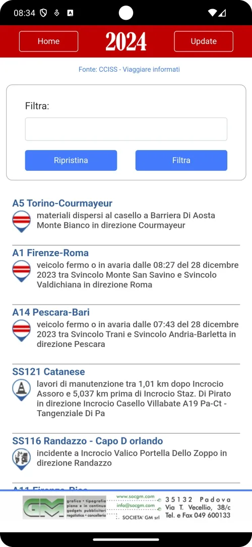 Calendario Divieti Camion 2024 | Indus Appstore | Screenshot