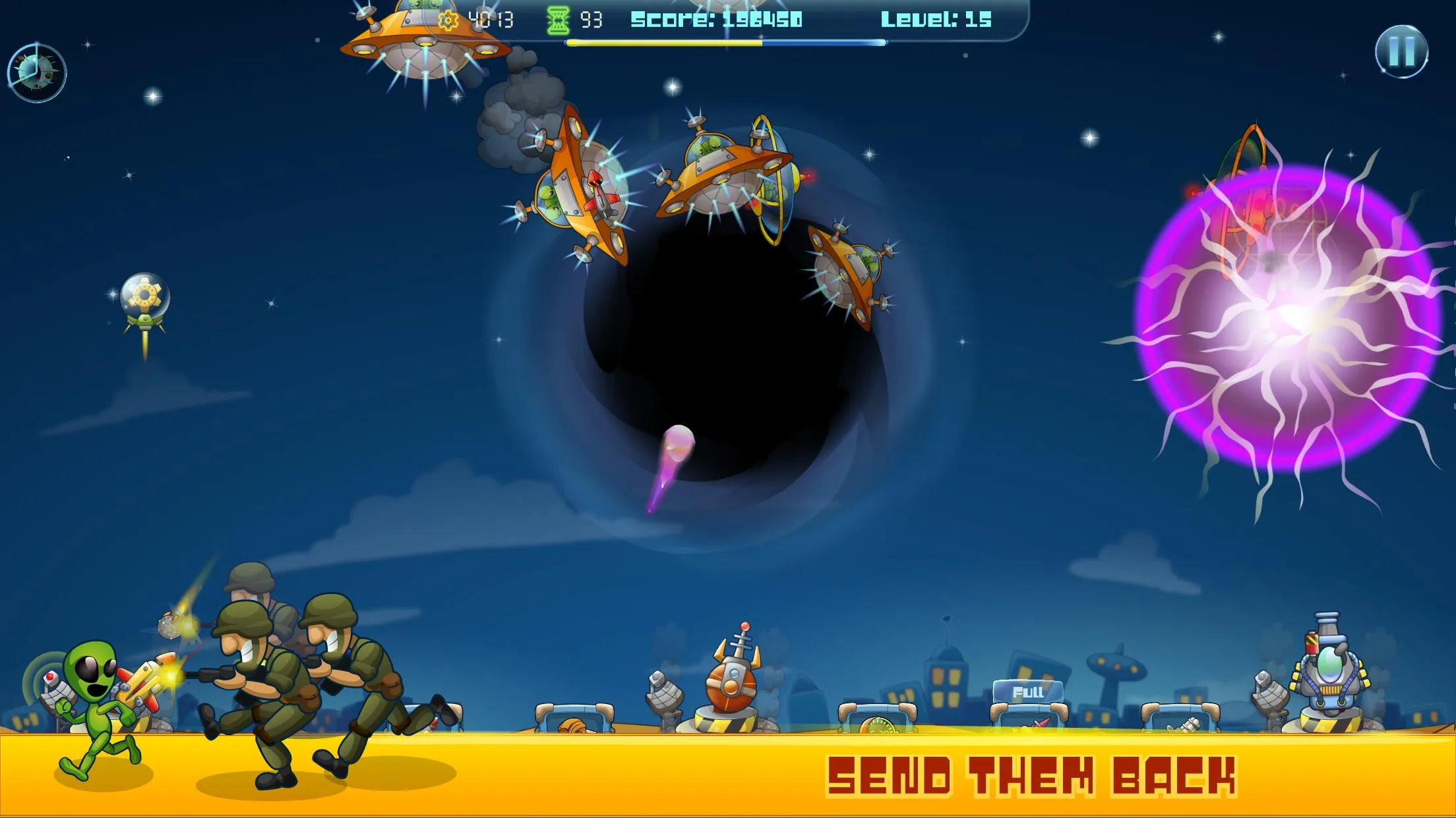 Galactic Missile Defense | Indus Appstore | Screenshot