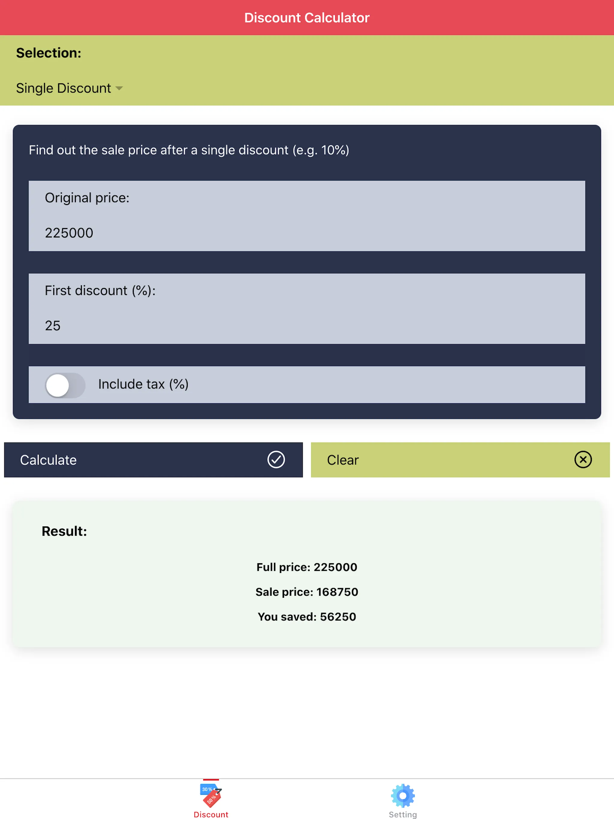 Shopping Calculator | Indus Appstore | Screenshot