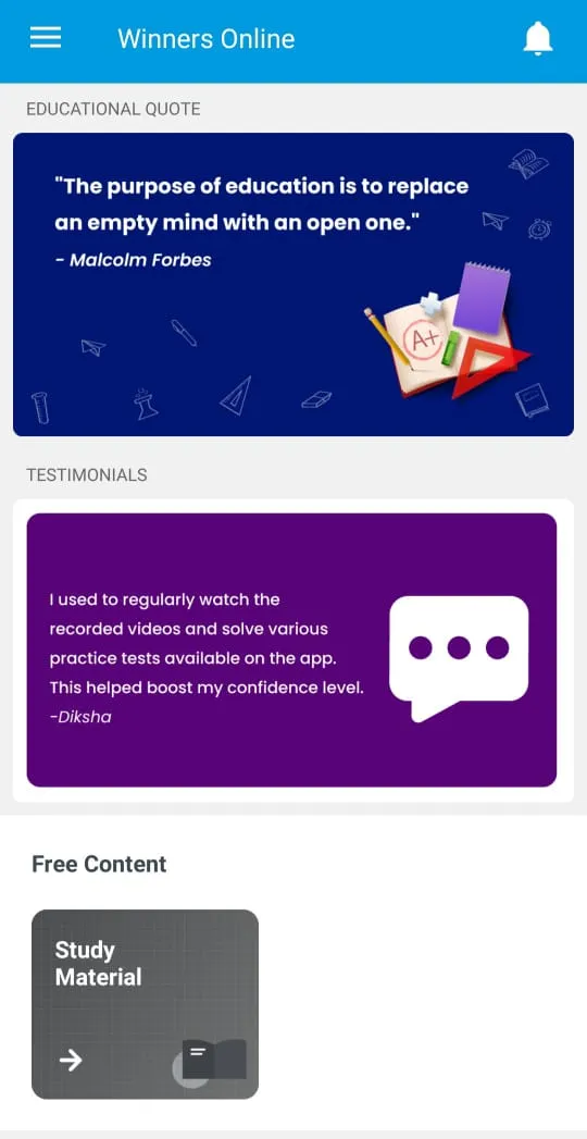 Winners Online | Indus Appstore | Screenshot