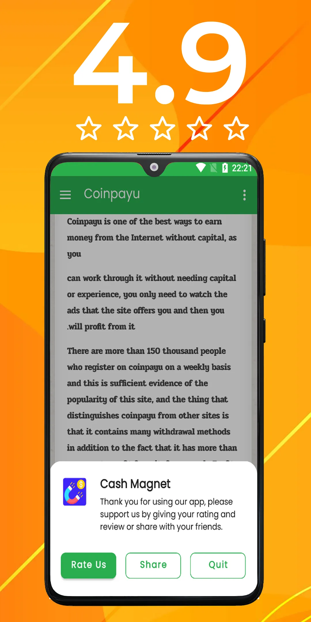 Cash Magnet - Cash Earning App | Indus Appstore | Screenshot