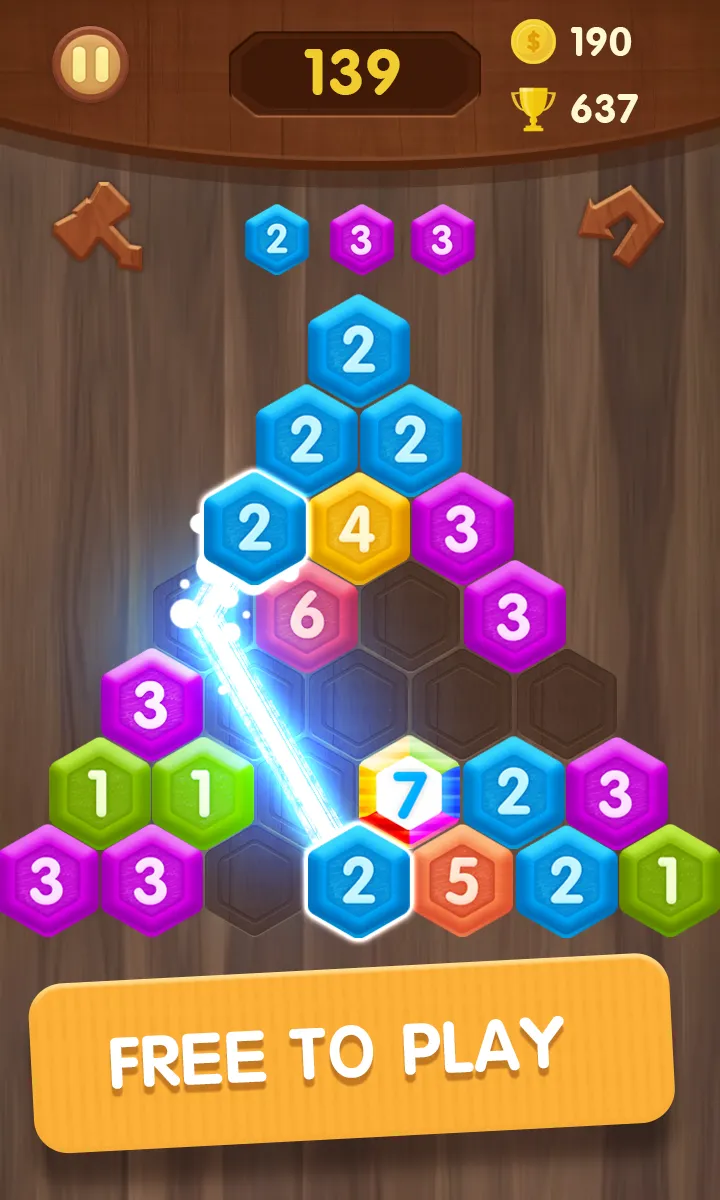 Hexa Crush Cell Puzzle | Indus Appstore | Screenshot