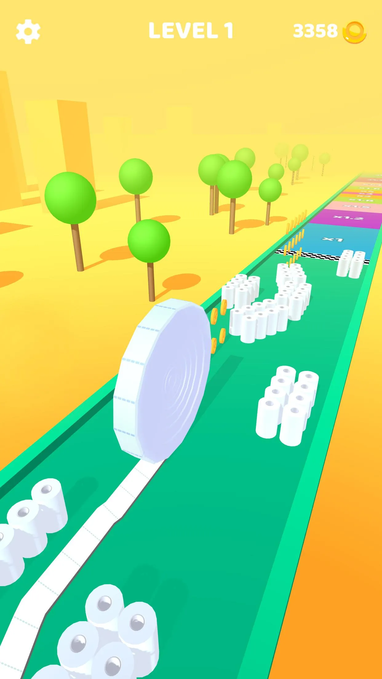 Paper Line - Toilet paper game | Indus Appstore | Screenshot