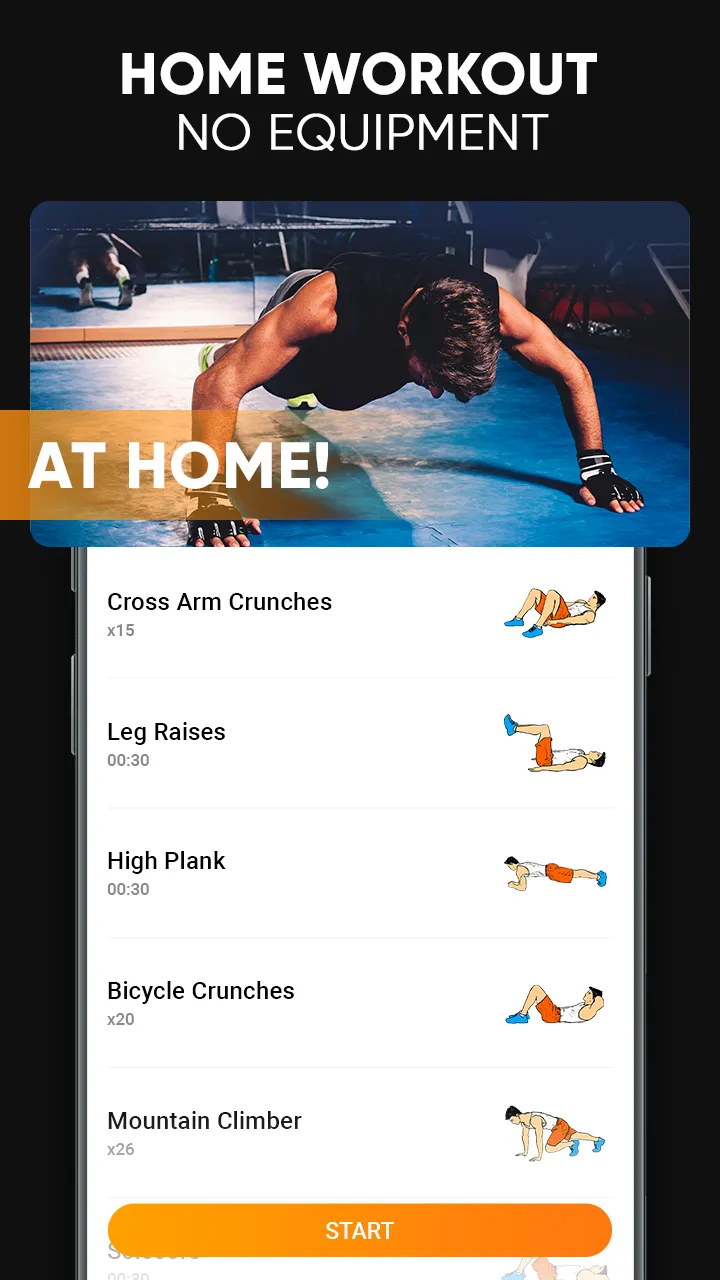 Home Workout -Six Pack Workout | Indus Appstore | Screenshot