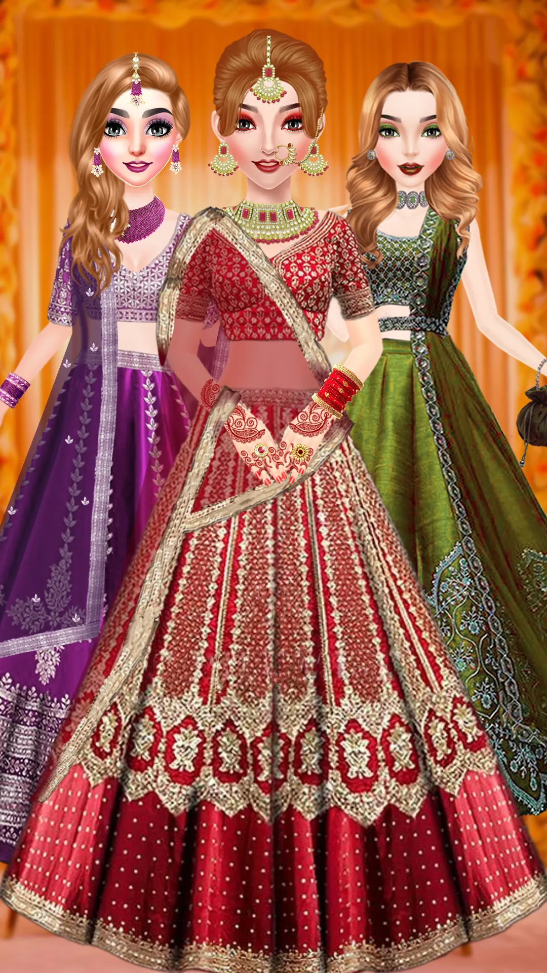 Indian Fashion Wedding Dressup | Indus Appstore | Screenshot