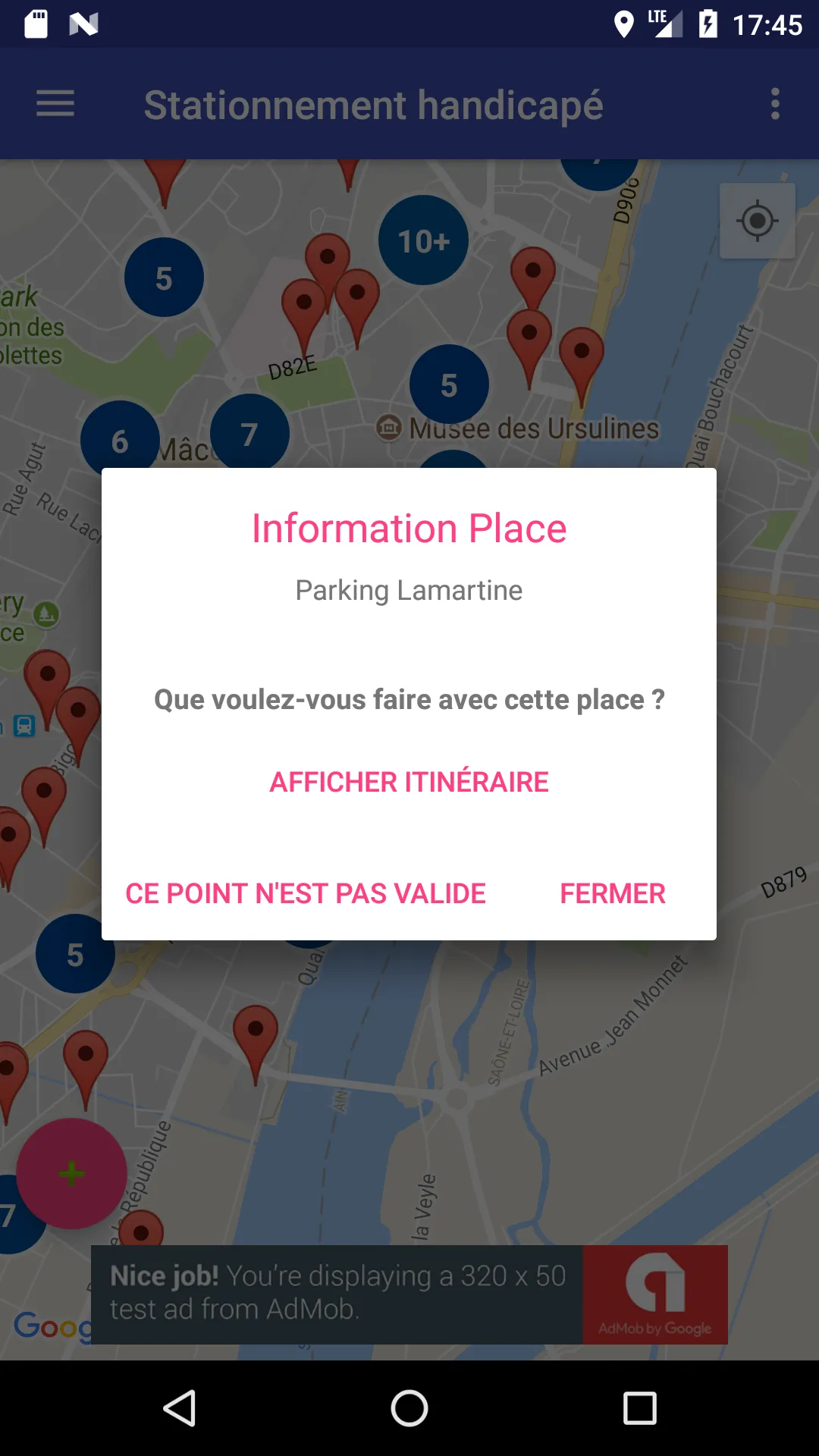 Stationnement Handicapé | Indus Appstore | Screenshot