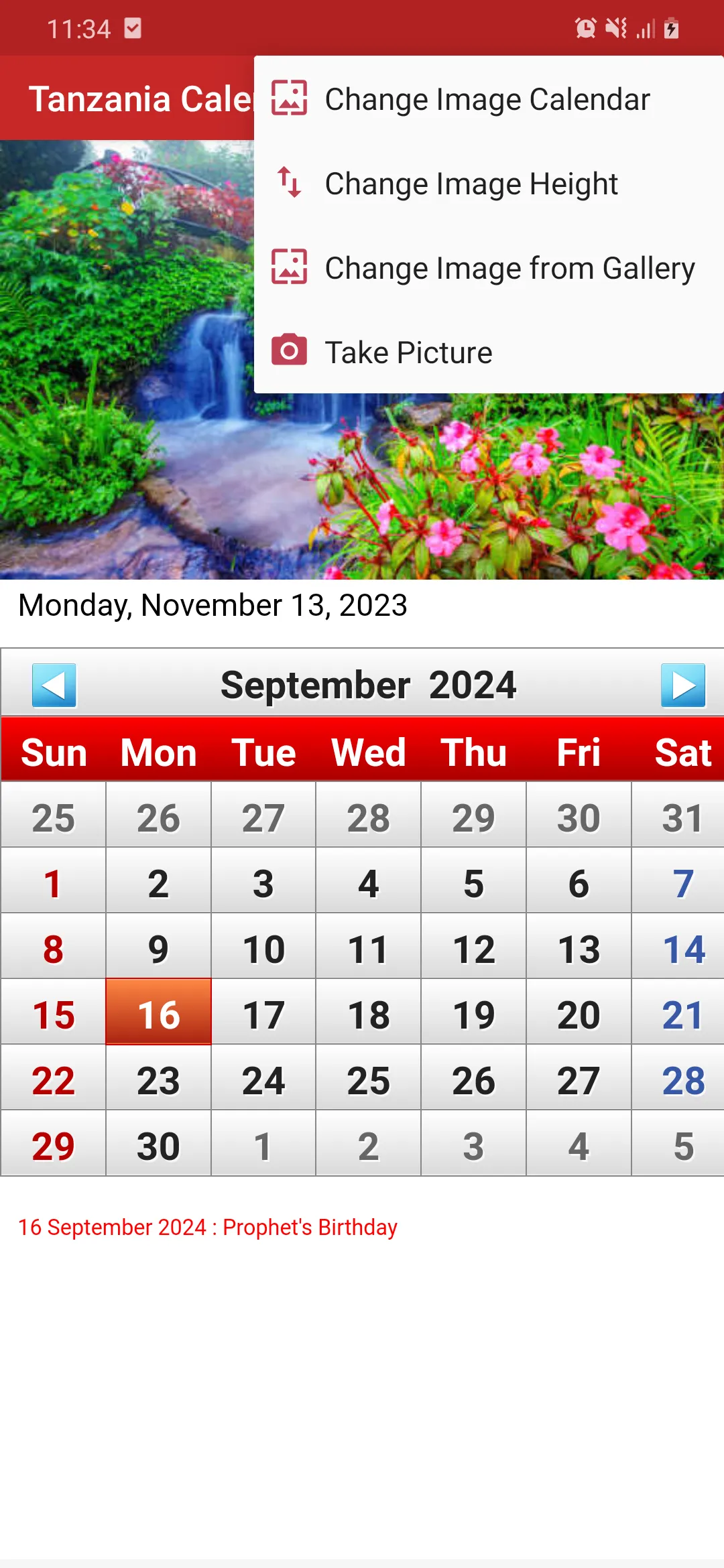 Tanzania Calendar 2024 | Indus Appstore | Screenshot