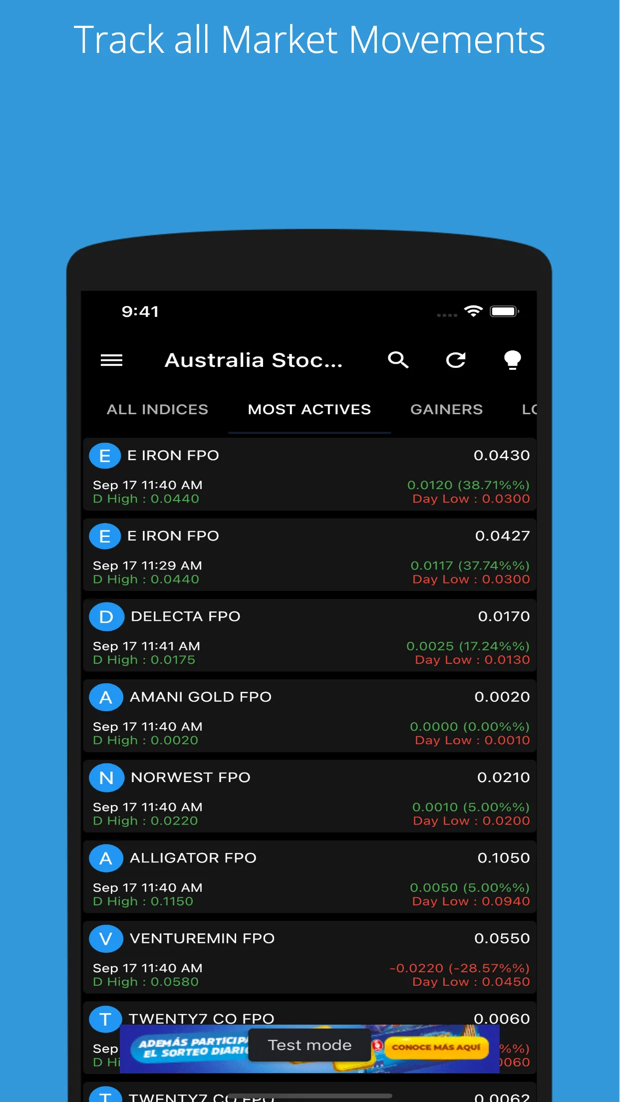 Australian Stock Market | Indus Appstore | Screenshot