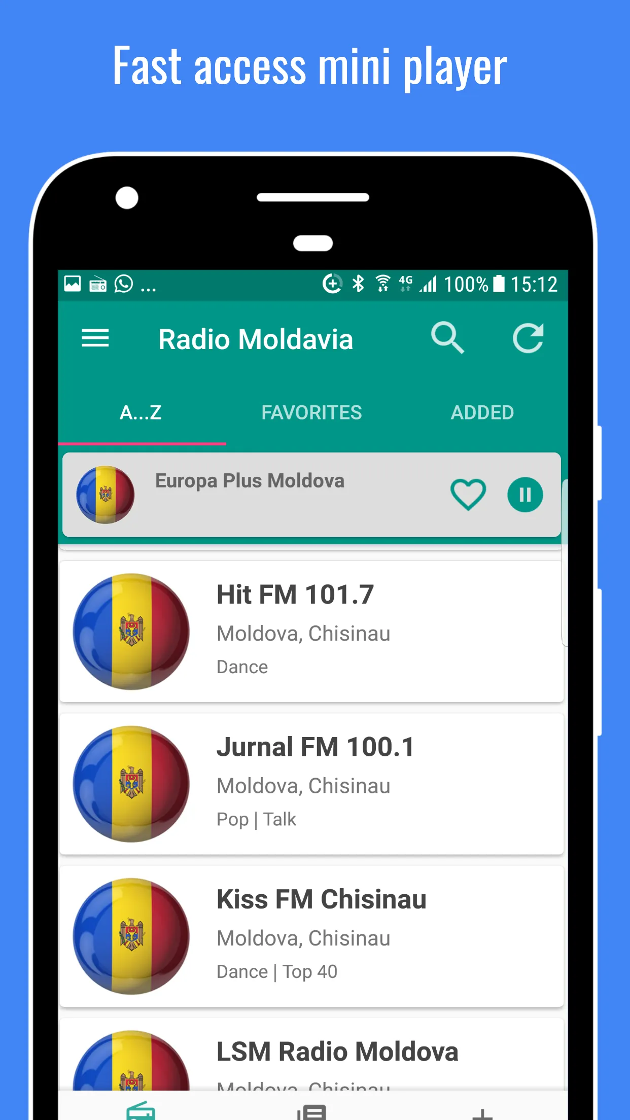 Radio Moldova Music and News | Indus Appstore | Screenshot