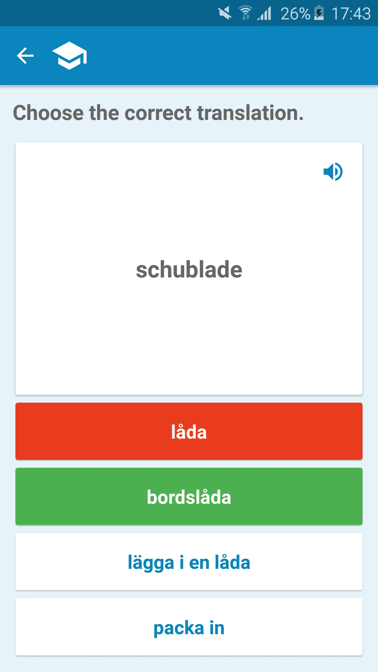 German-Swedish Dictionary | Indus Appstore | Screenshot