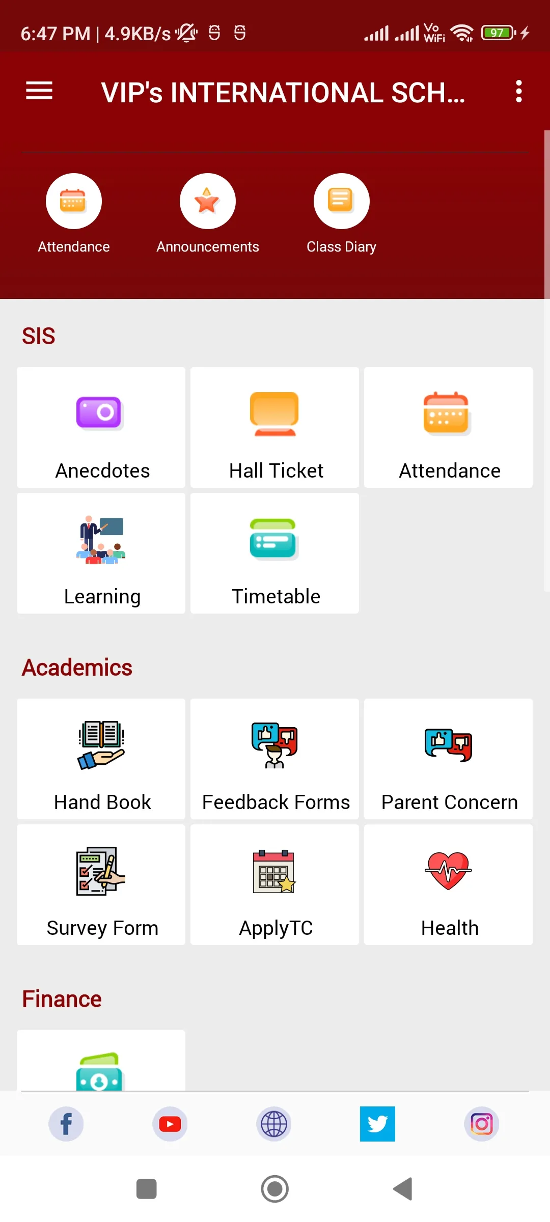 VIP's Parent Portal | Indus Appstore | Screenshot