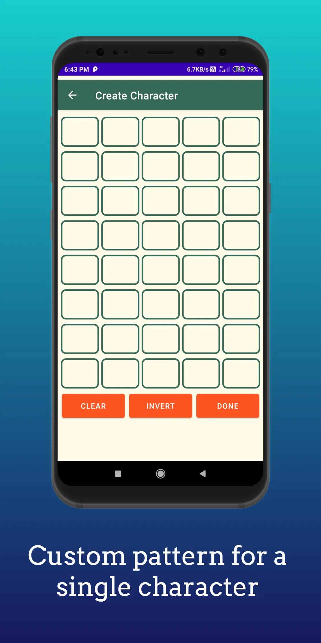 Custom LCD Pattern Generator | Indus Appstore | Screenshot